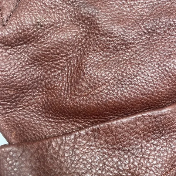 EUC B. Makowsky Leather Brown Sloughy Shoulder Bag - Picture 14 of 16